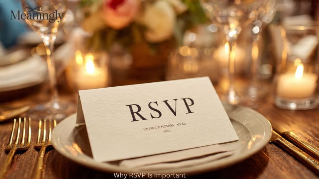 Why RSVP Is Important
