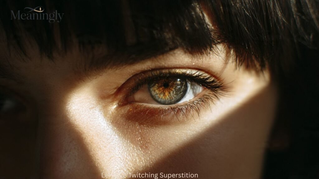 Left Eye Twitching Superstition