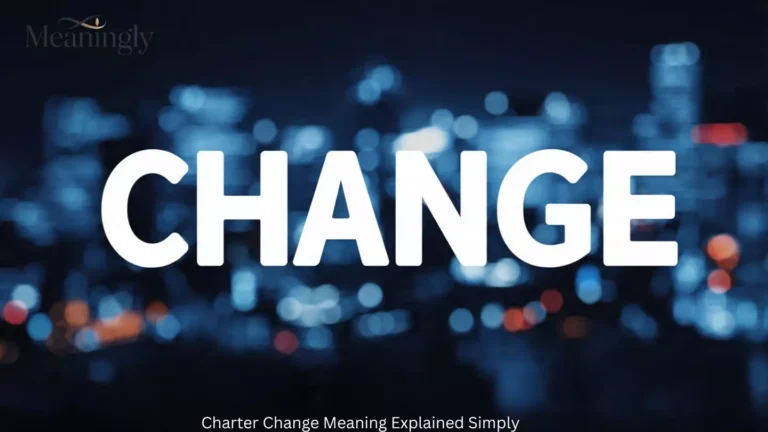 Charter Change Meaning Explained Simply