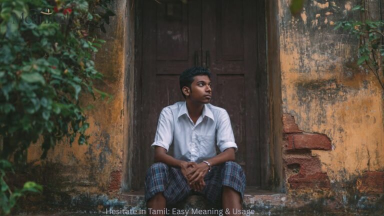 Hesitate in Tamil: Easy Meaning & Usage