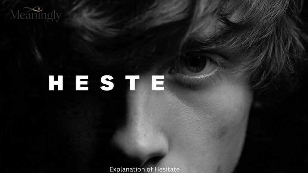 Explanation of Hesitate