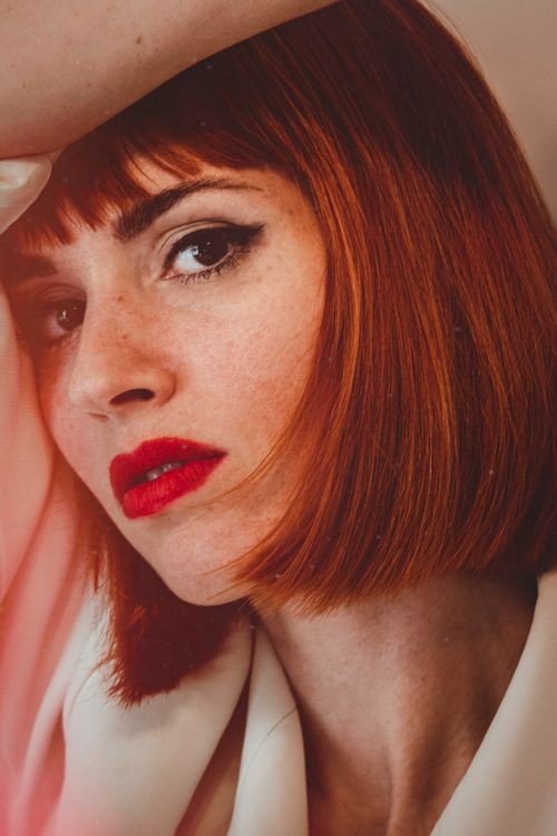 Curly Long Layered Bob With Defined Layers example for Long layered bob haircuts ideas