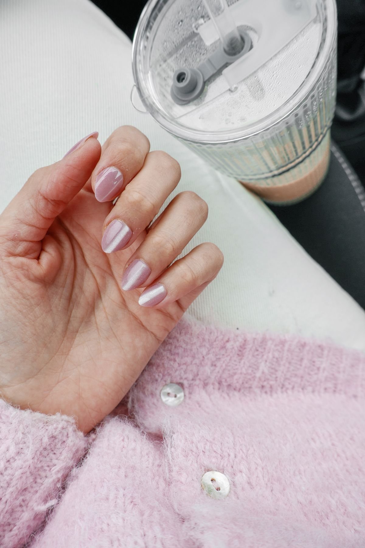 Copper chrome nails ideas - Soft Copper Chrome on Almond Nails