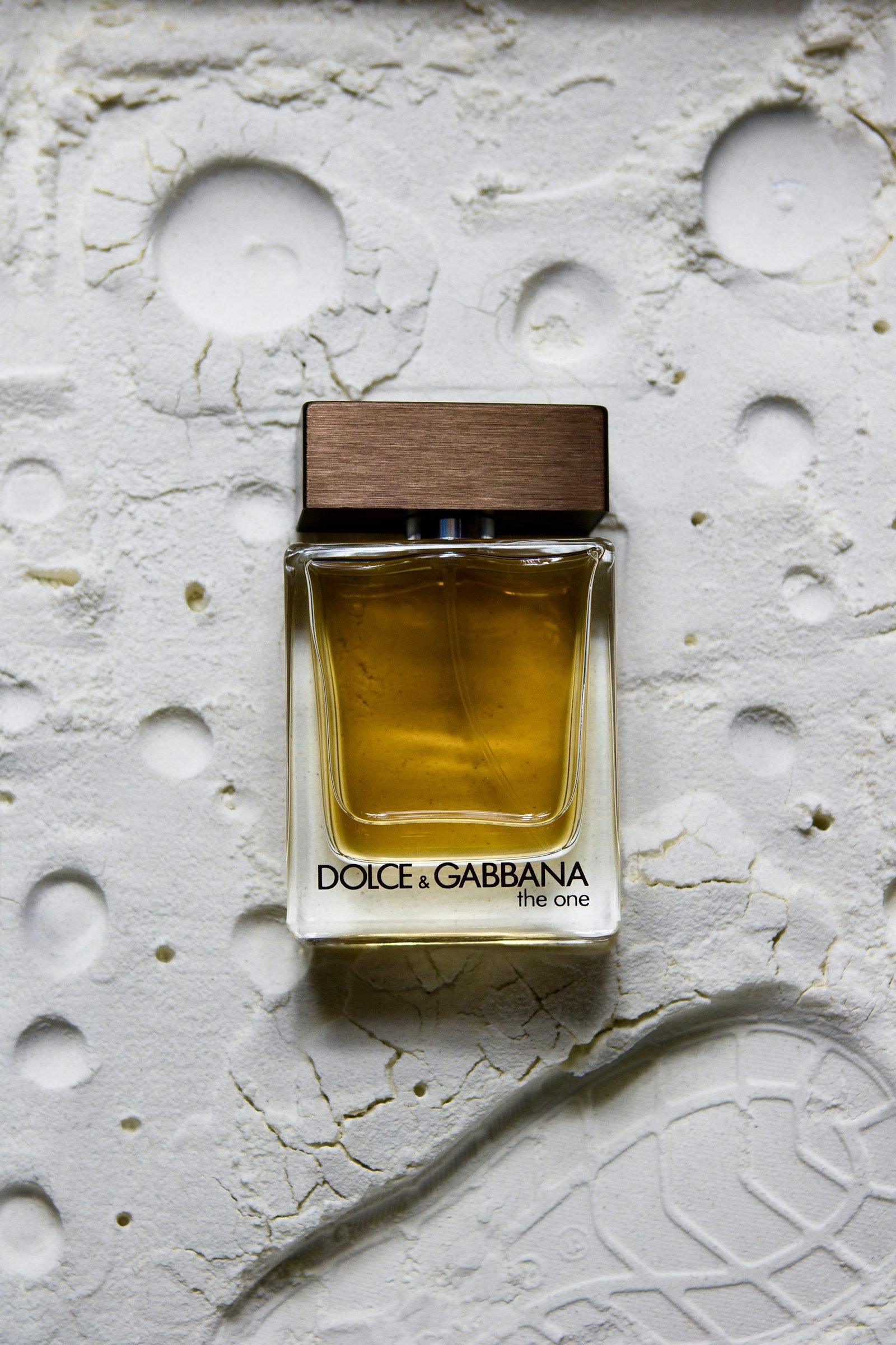 Elegant perfume flacon styled in a luxury vanity scene