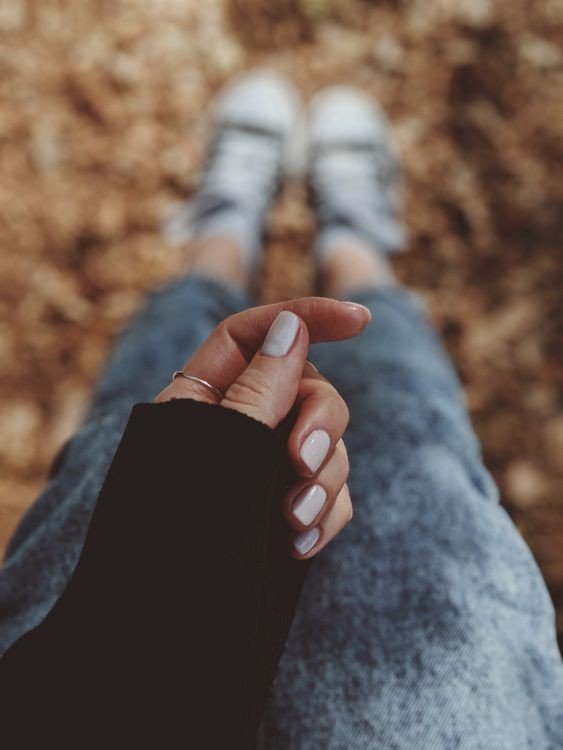 Earthy Nails With Botanical Details example for Earthy nail inspo ideas