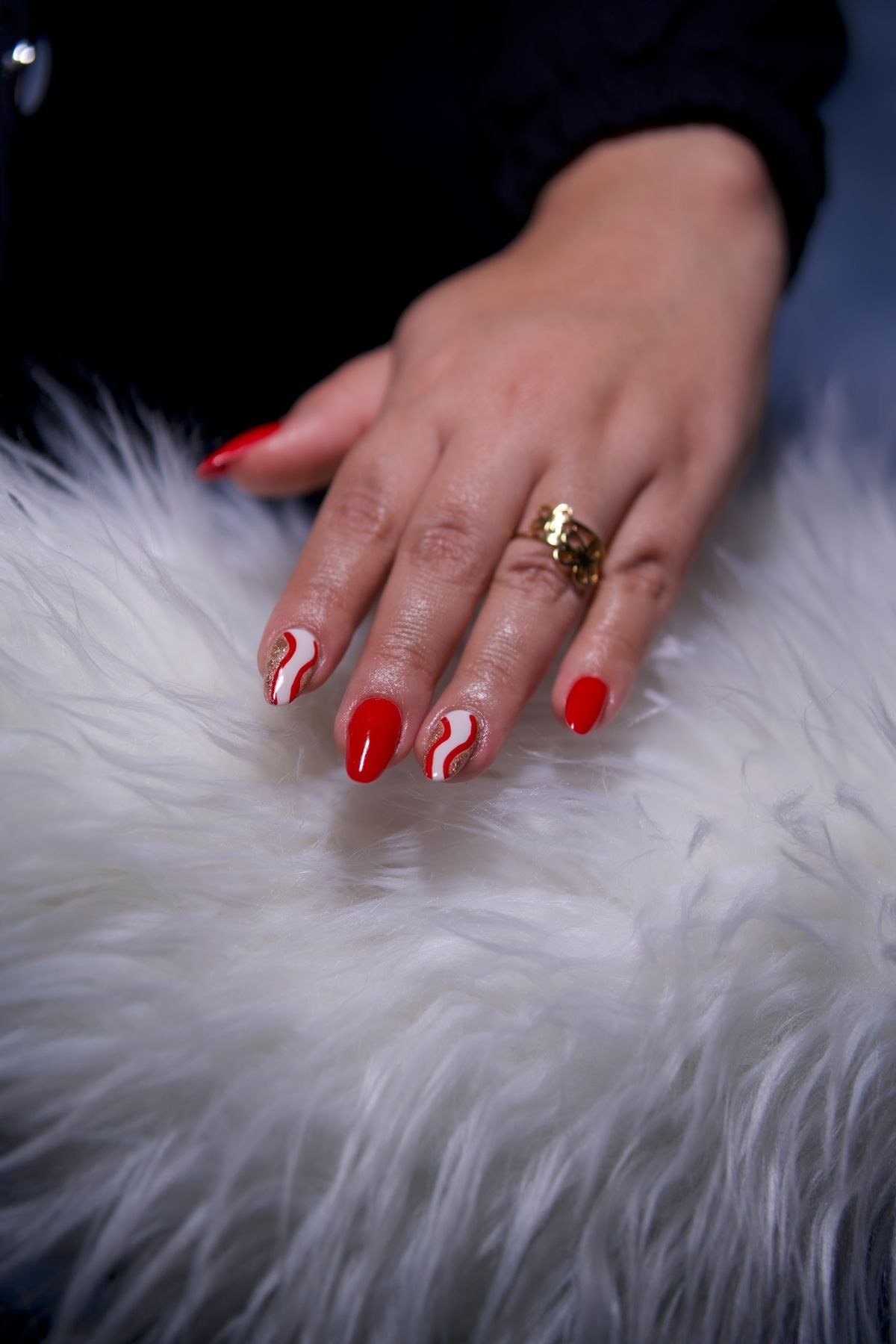 Seasonal aurora cat eye nail designs for spring summer fall winter