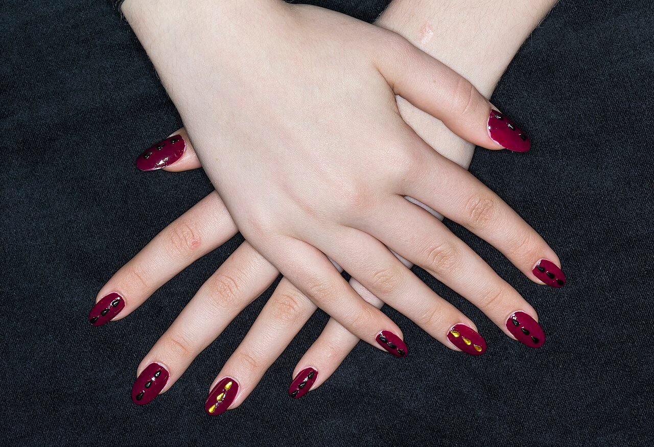 Copper chrome nails ideas - Autumn Copper Chrome and Gold Detailing
