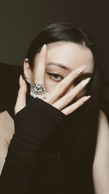 Two Tone Cat Eye Nails For Short Nails example for Two tone cat eye nails ideas