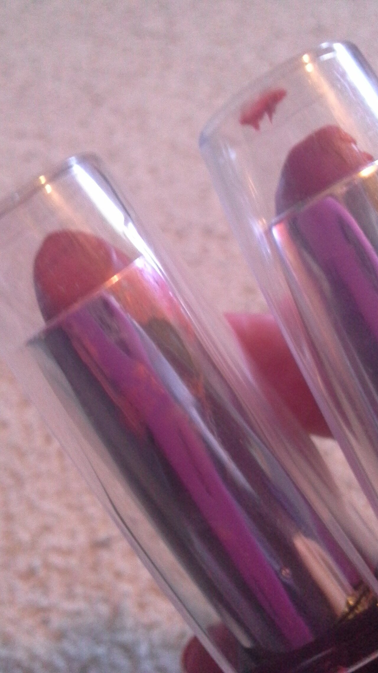 Gentle dark lipstick removal routine in vampy berry lips tutorial