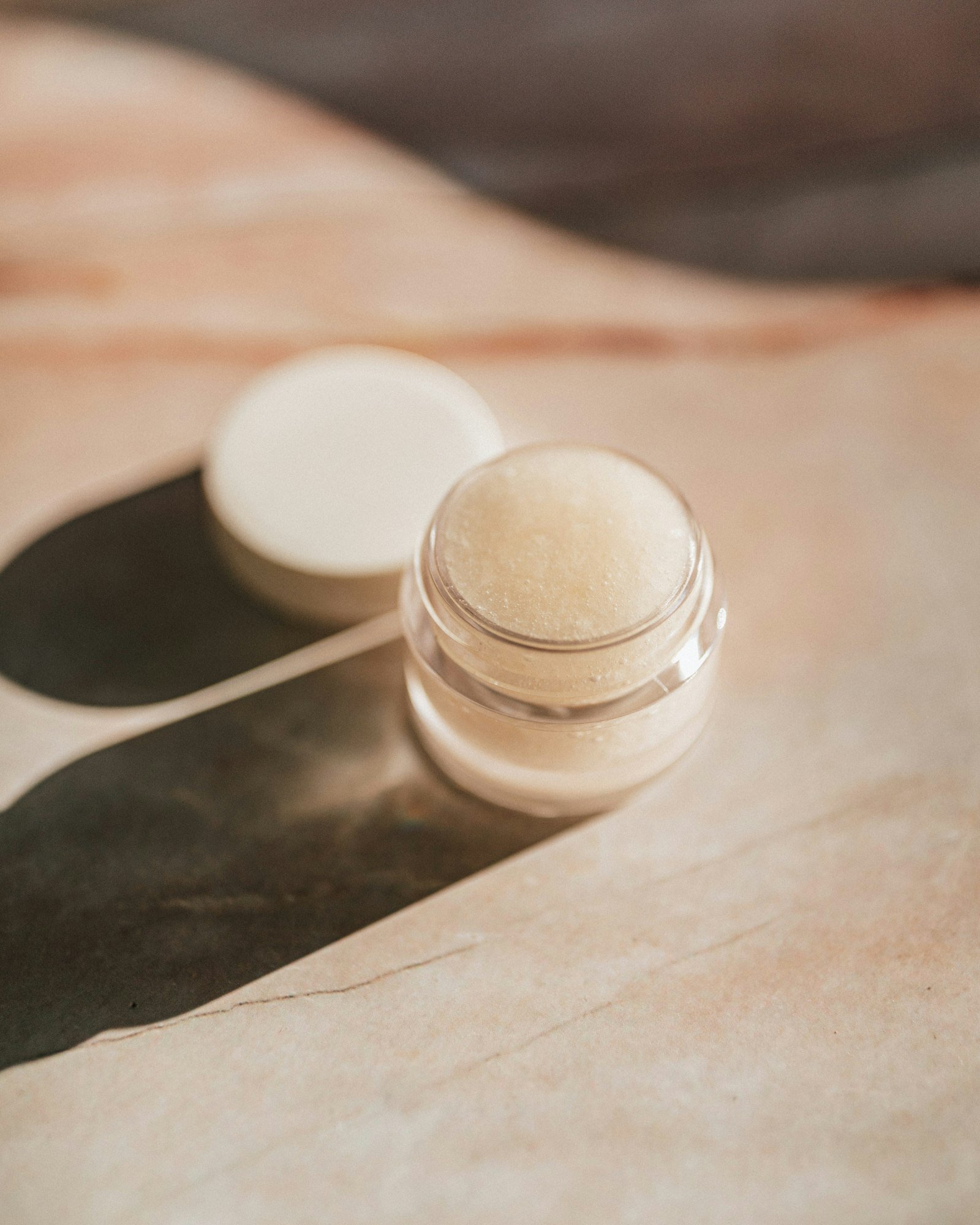 Terracotta blush paired with warm lipstick makeup look