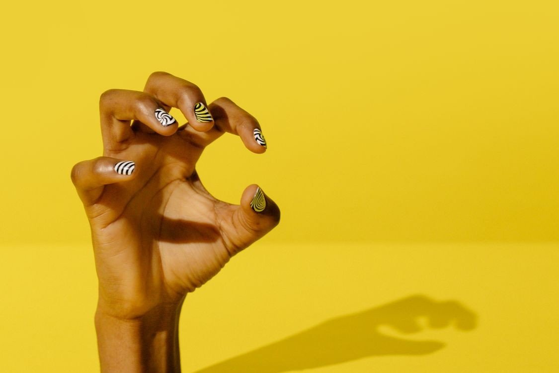 Warm Nude Two Tone Cat Eye Designs example for Two tone cat eye nails ideas