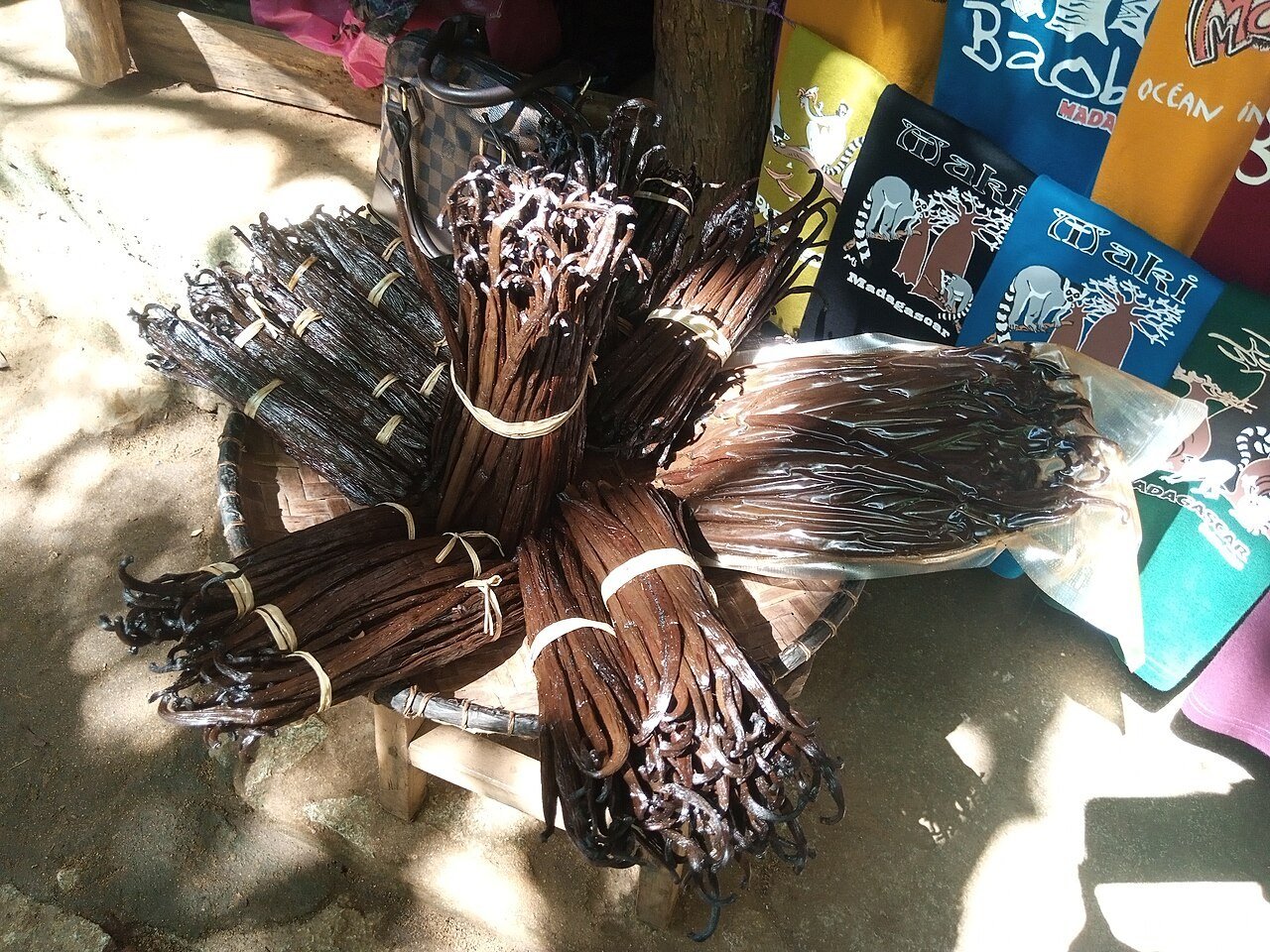 Dried Madagascar vanilla beans