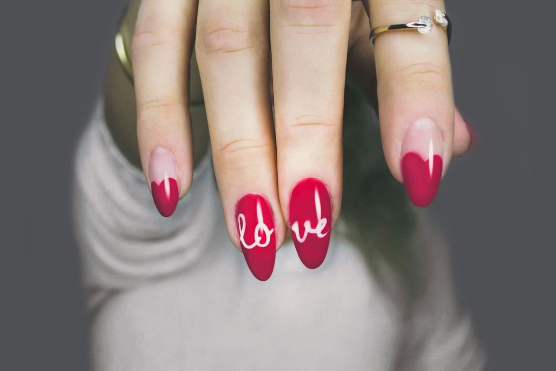 Vertical Stripes To Lengthen Almond Nails example for Almond nails stripes ideas
