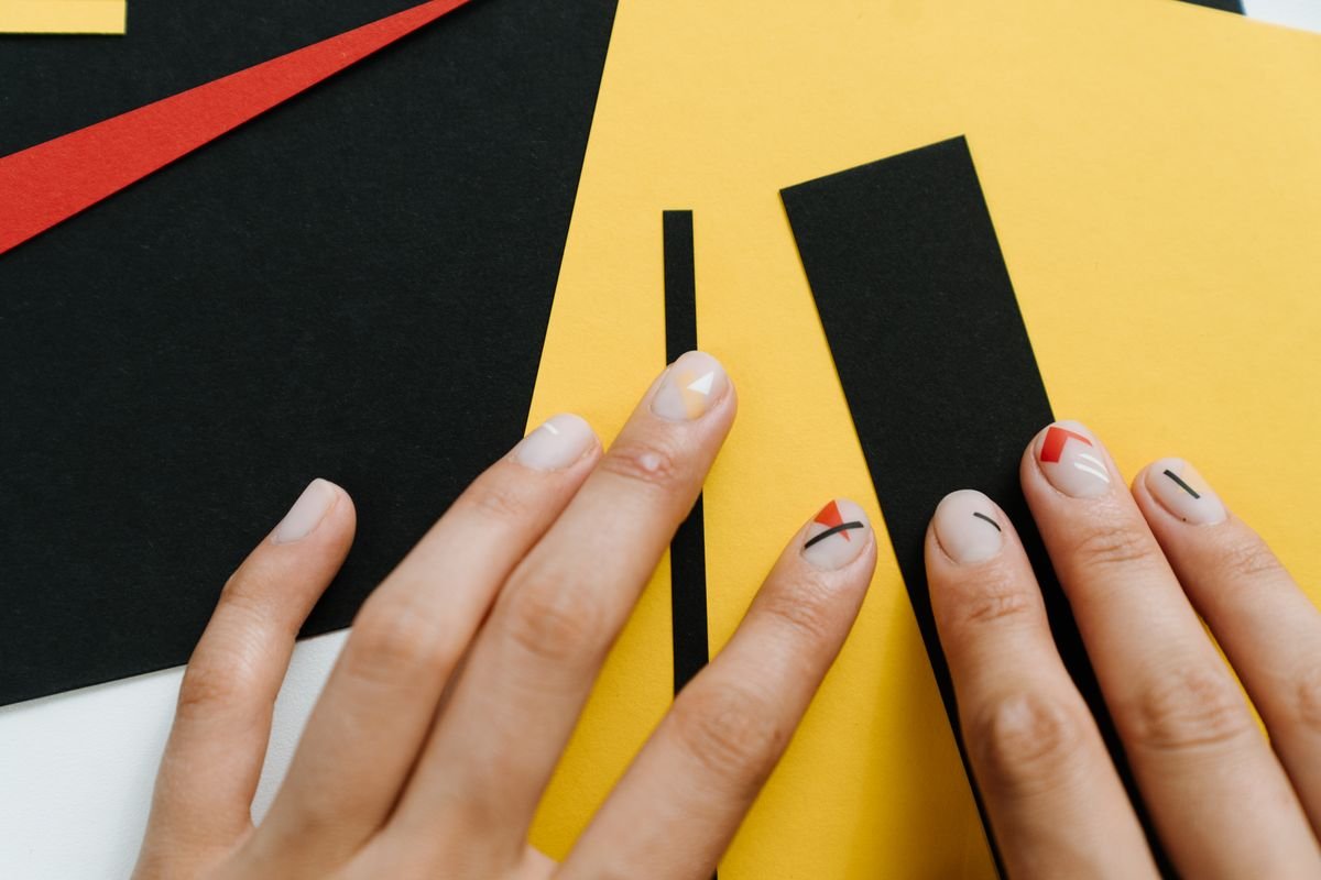 Candy corn tip nails ideas - Candy Corn Tips and Black Base