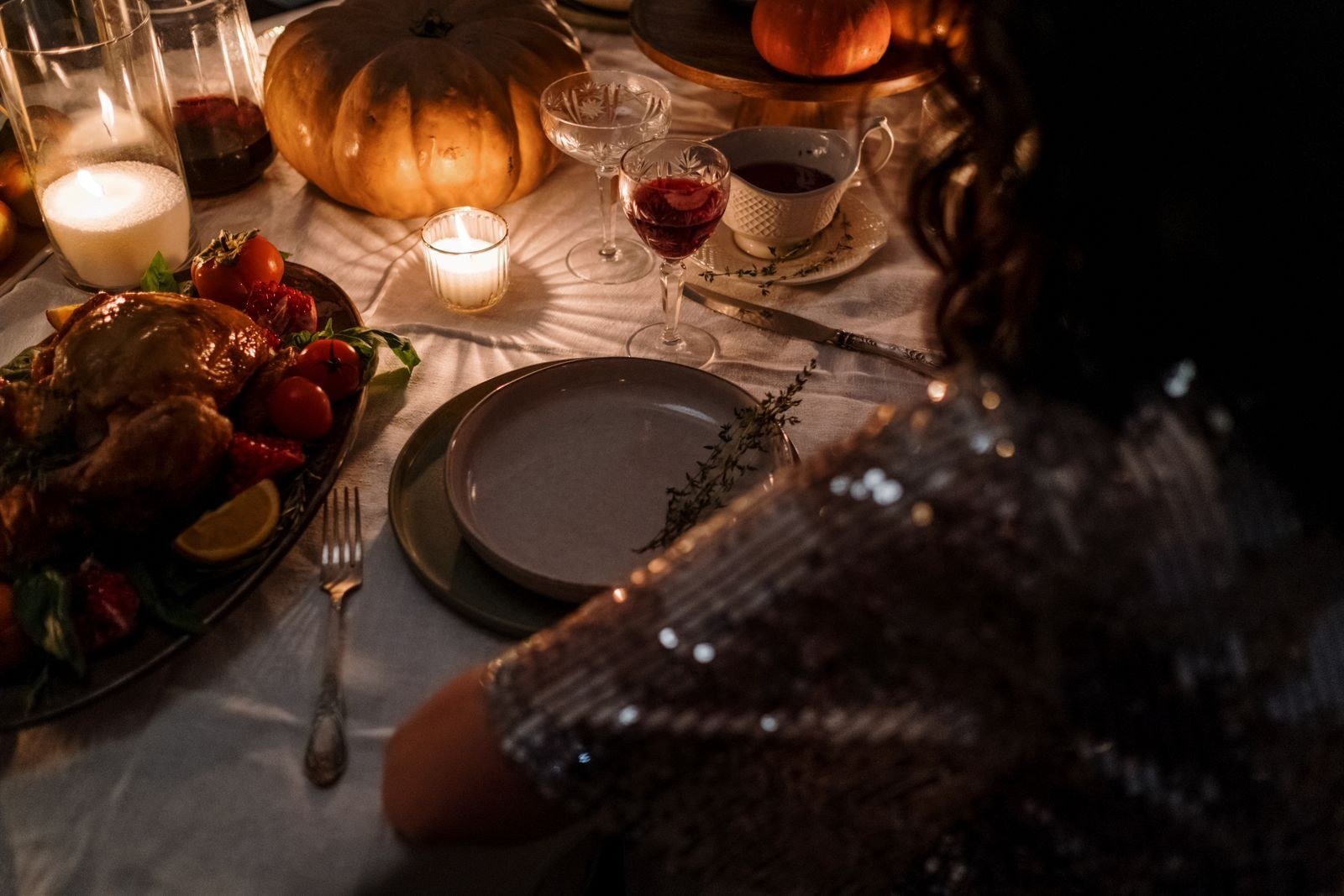 Using What You Already Own for Simple Thanksgiving tablescapes ideas