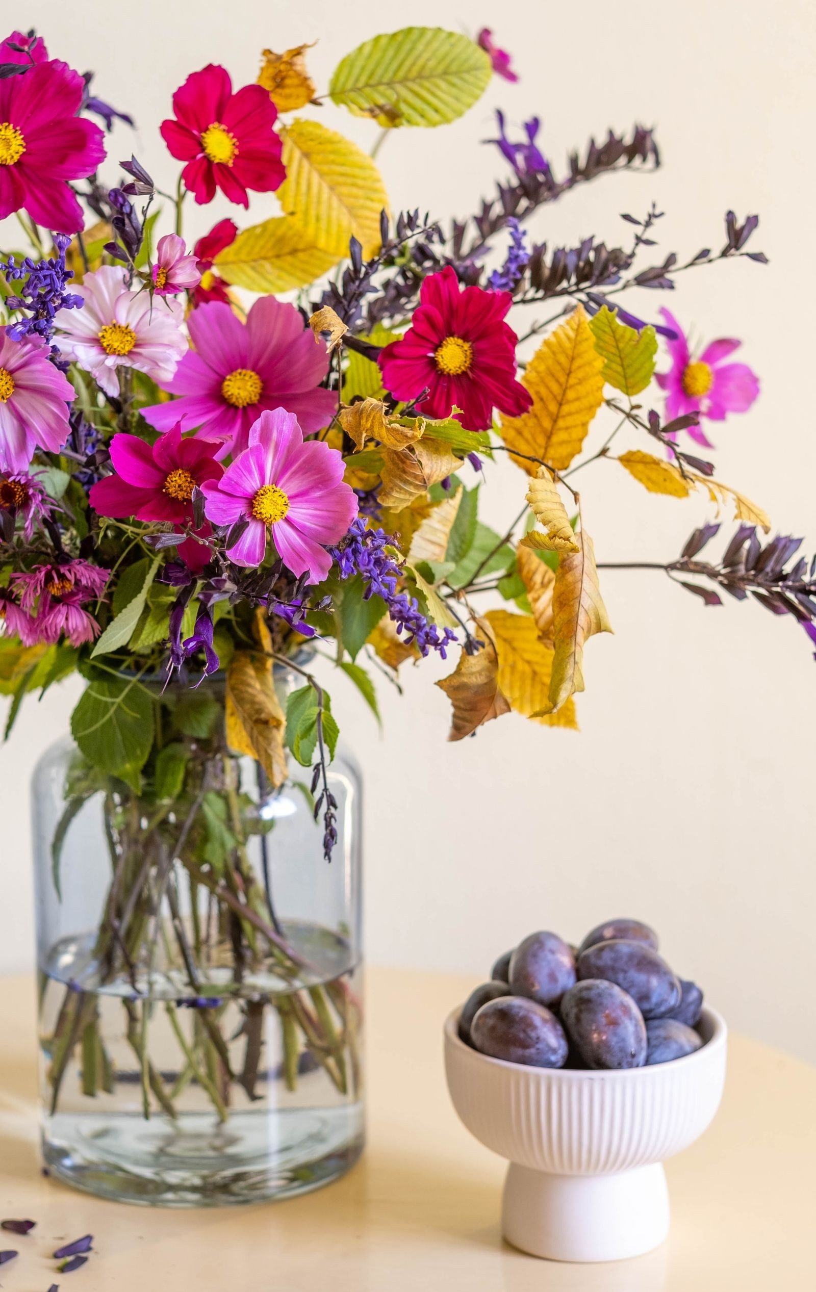 plum noir fall decor ideas — 4. Moody Tablescapes