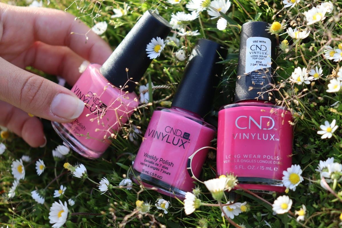 Raspberry jelly compared with other jelly nail polish shades