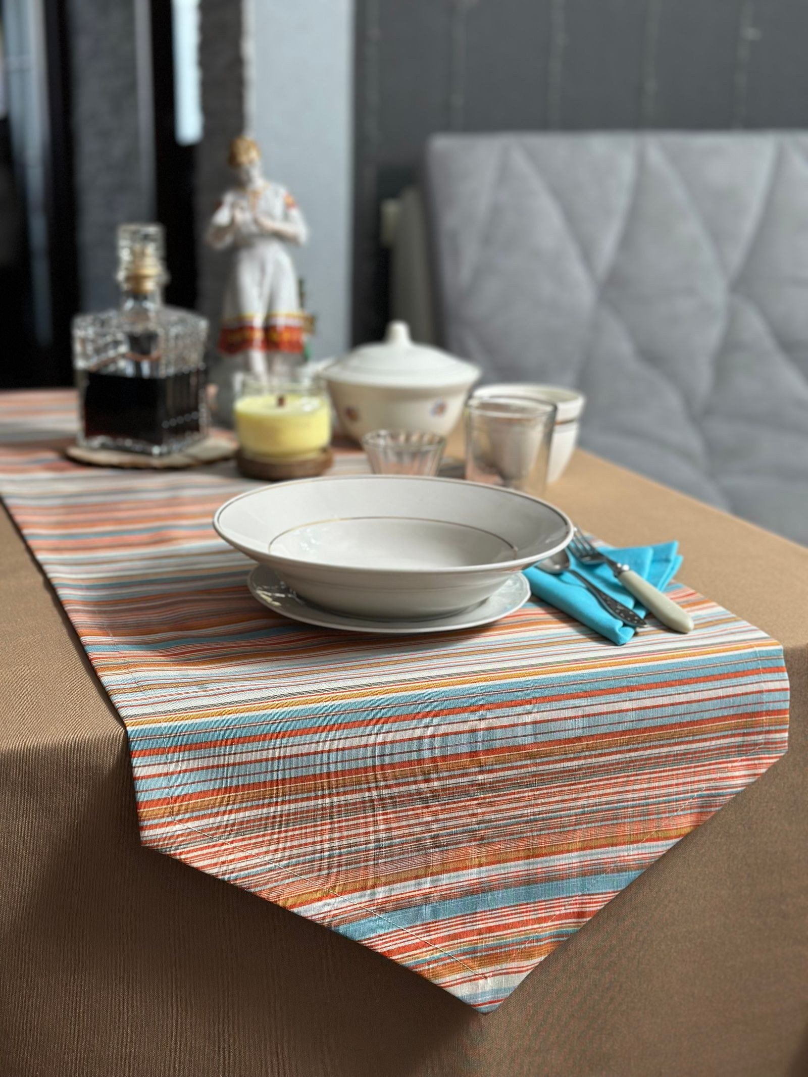 Star Block Table Runners for Quilted table runner patterns ideas