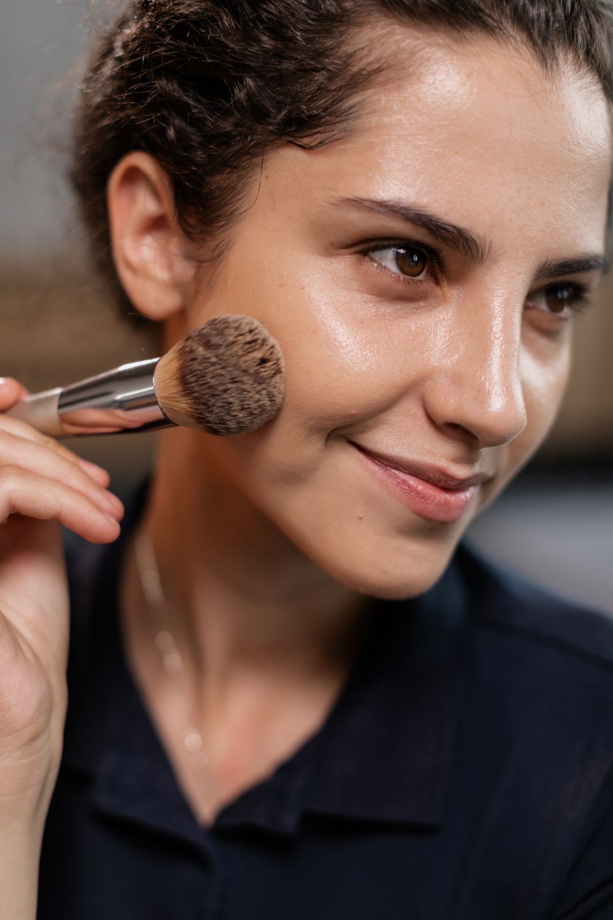 Comparison of cloud skin versus glass skin makeup finishes