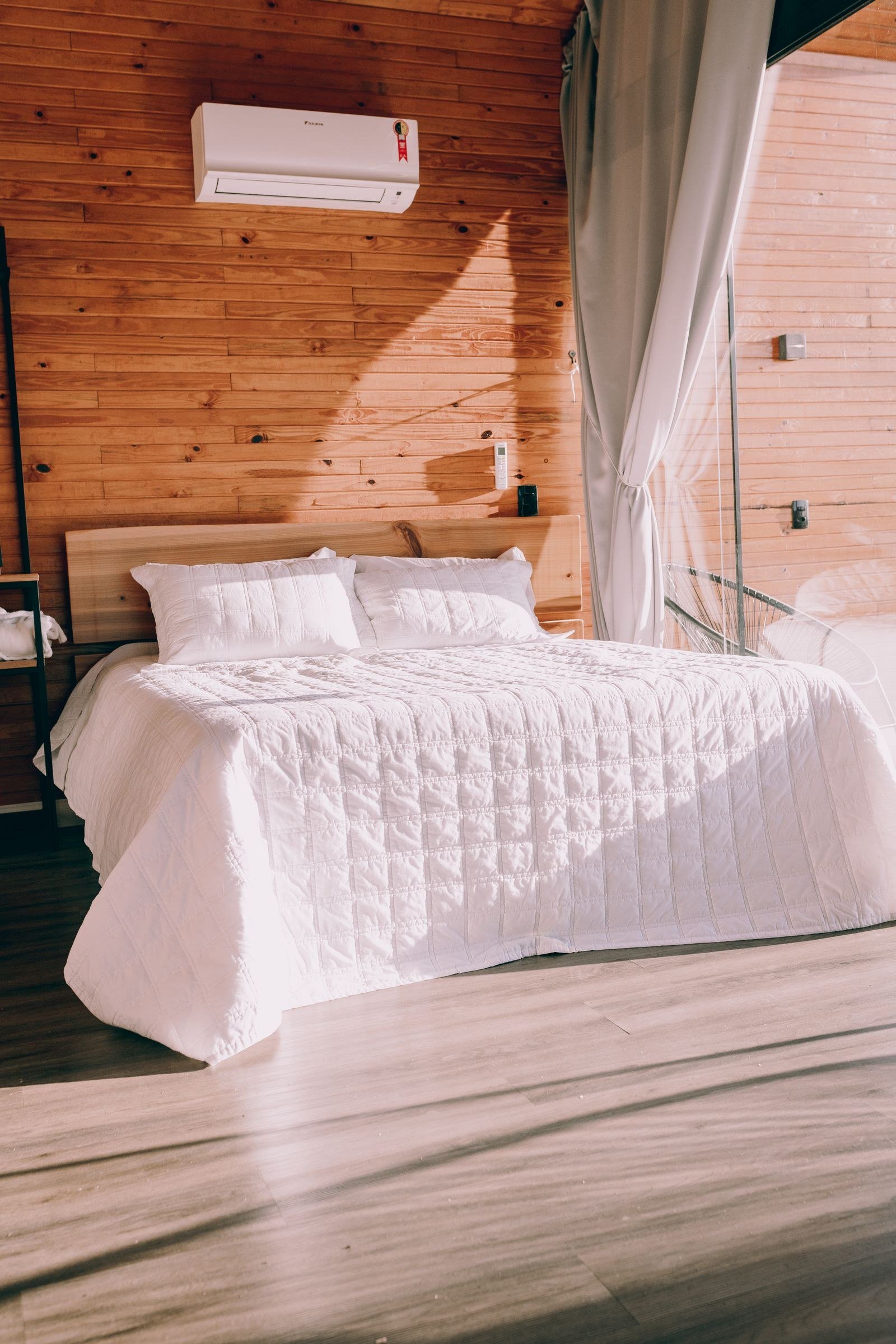 warm brown bedroom decor ideas — 12. Window Treatments in Warm Tones