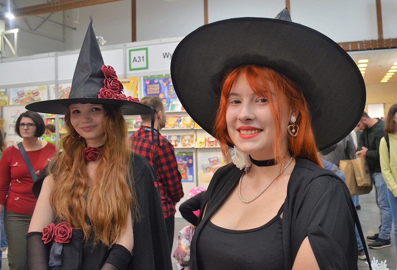Black midi dress as base for modern witch halloween costume