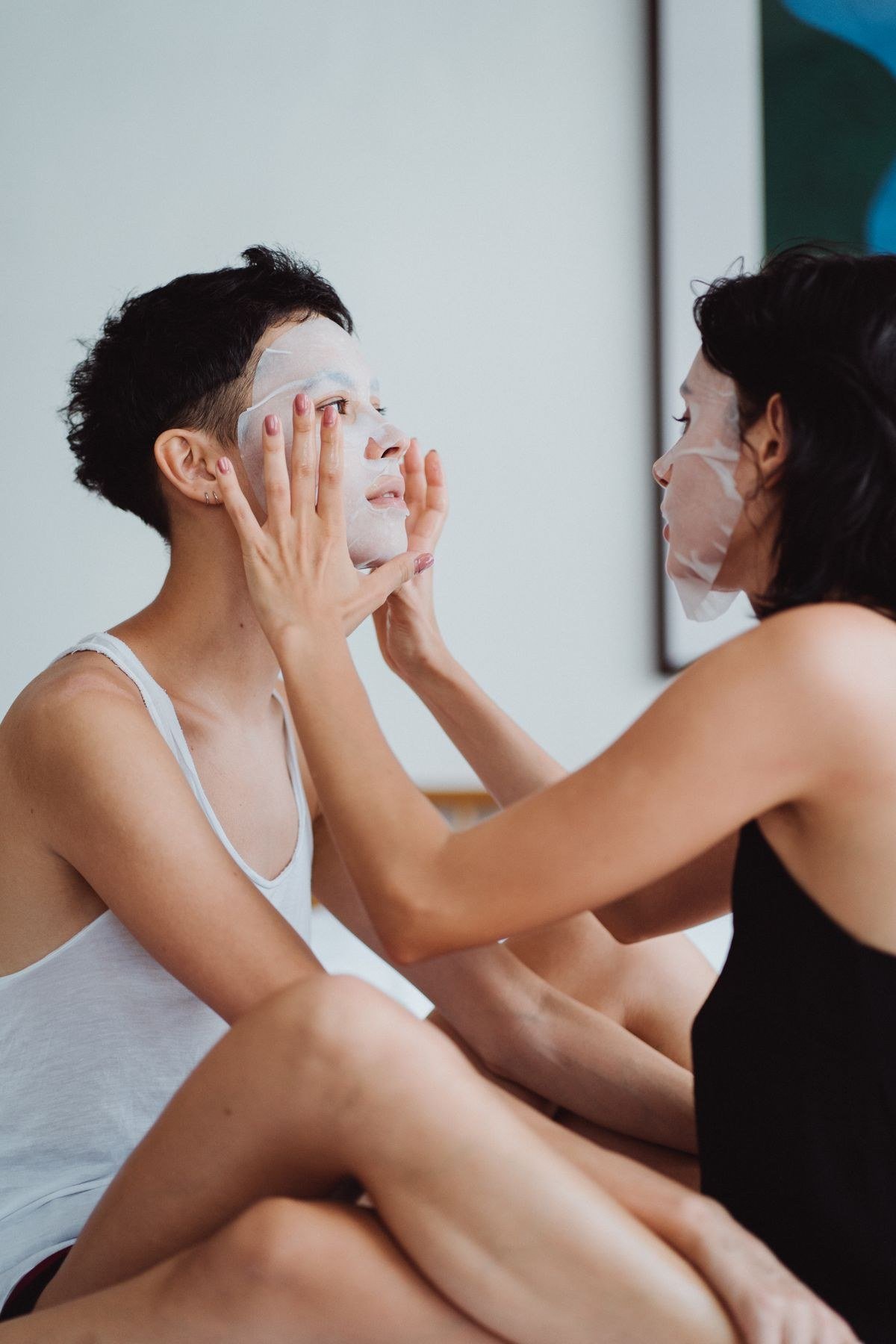 Antioxidant avocado and green tea face mask