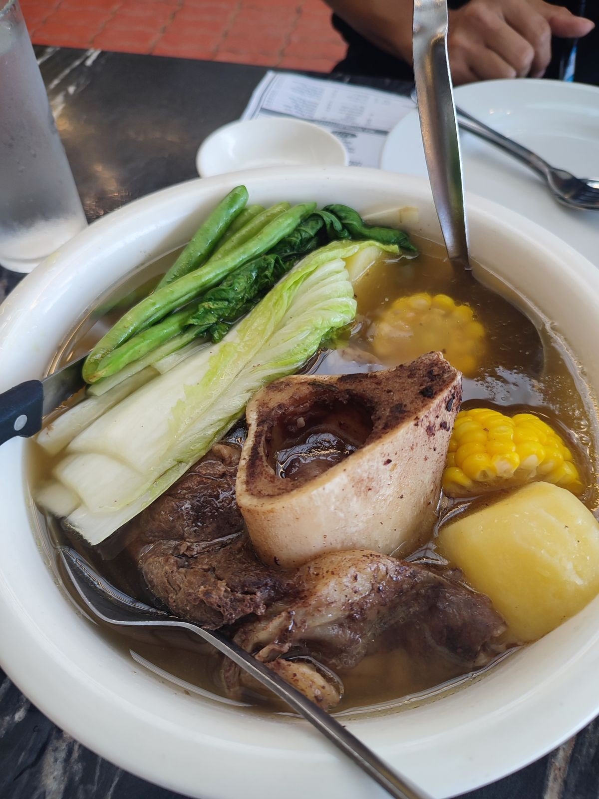 Making homemade bone broth in a slow cooker