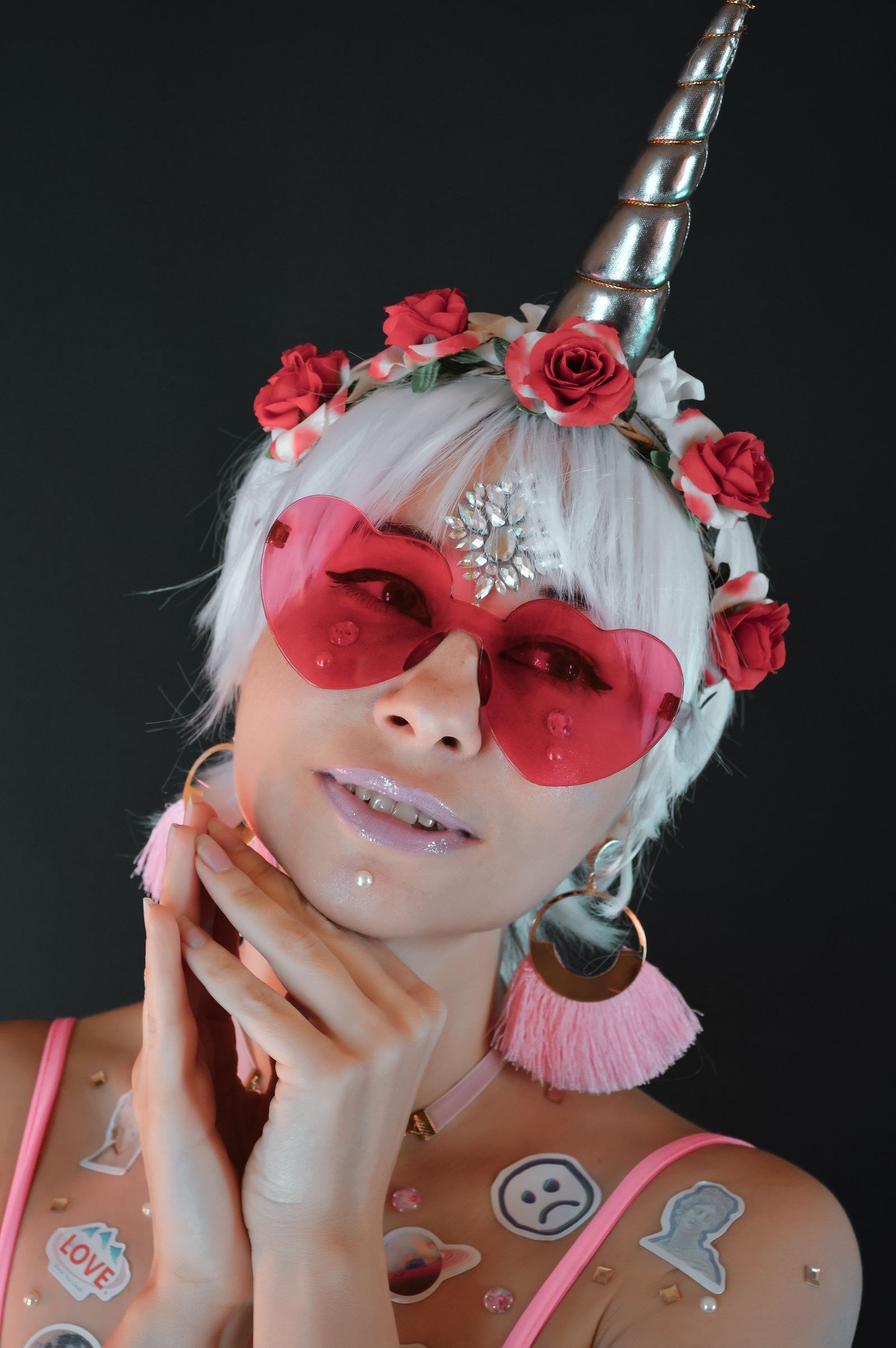 buddy the unicorn halloween costume ideas — Crafting Buddy's Golden Horn