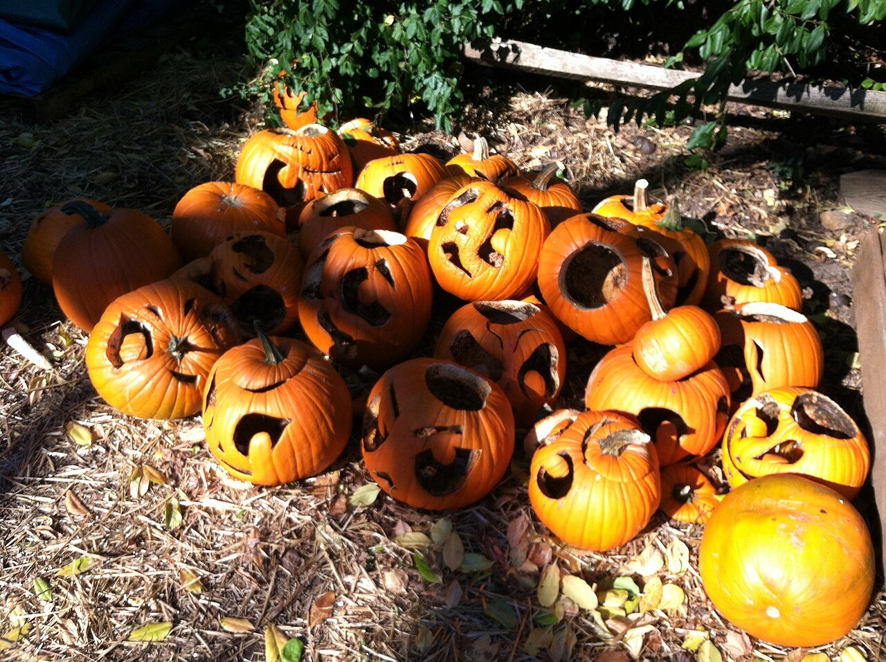 Whimsical vintage halloween graveyard with friendly ghosts and lanterns