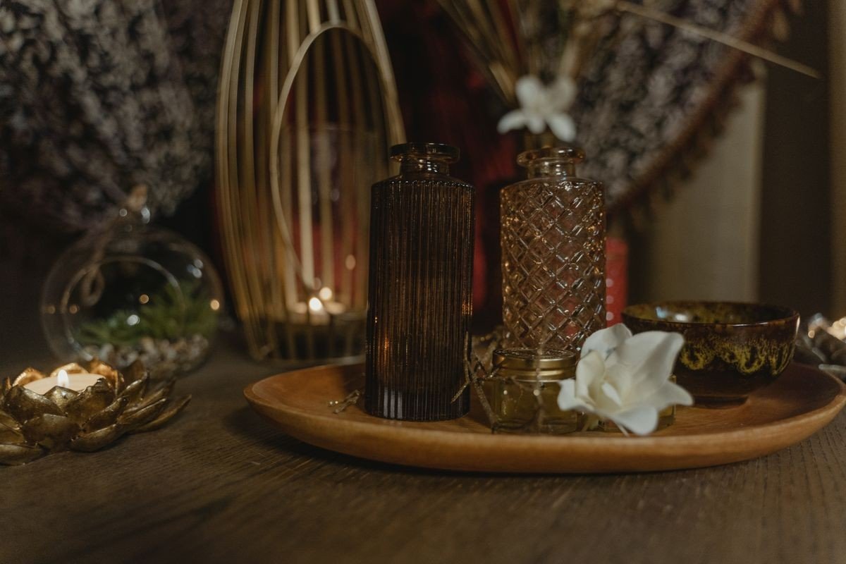 Body care preparation before a special occasion with glowing skin