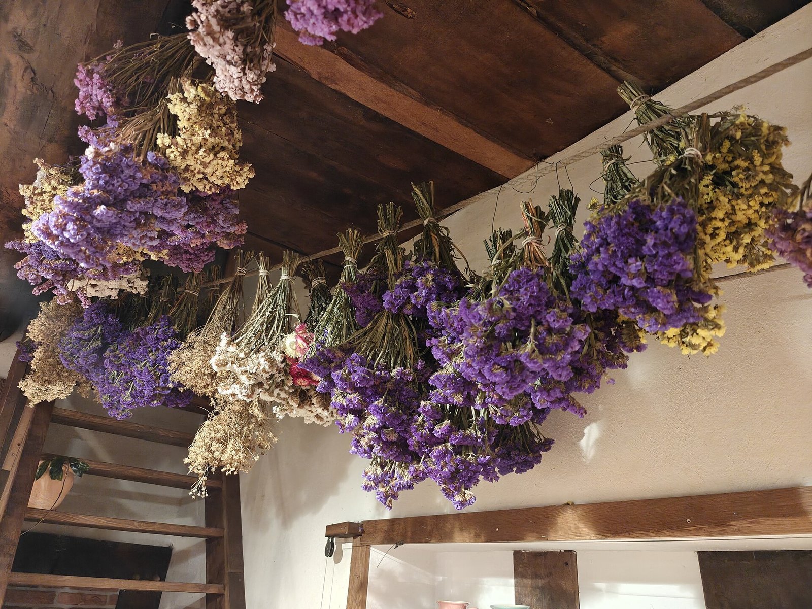 Ceramic vases in different shapes suited for dried branch arrangements