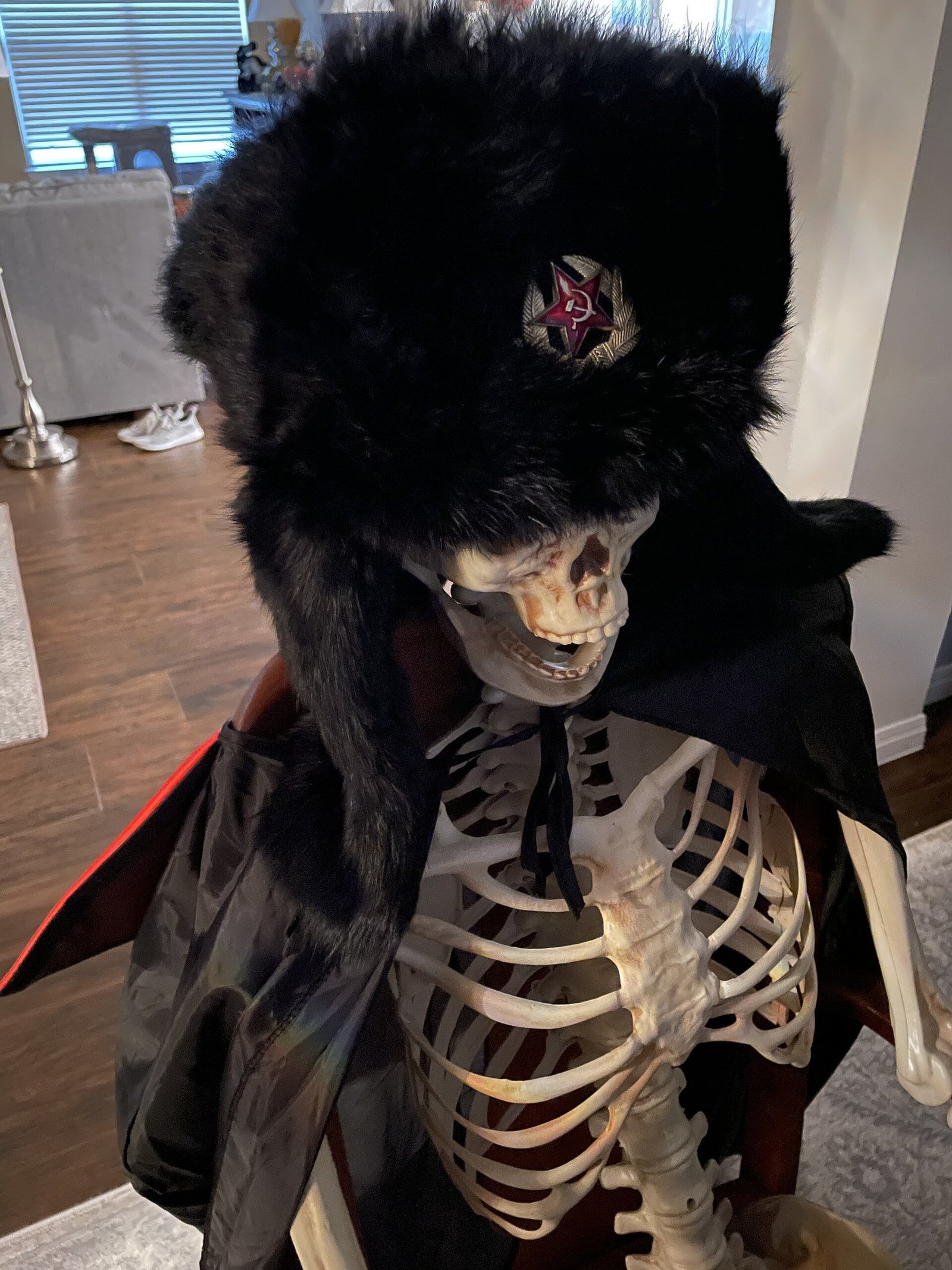 Skeleton soiree halloween party ideas with detailed skeleton-themed place settings