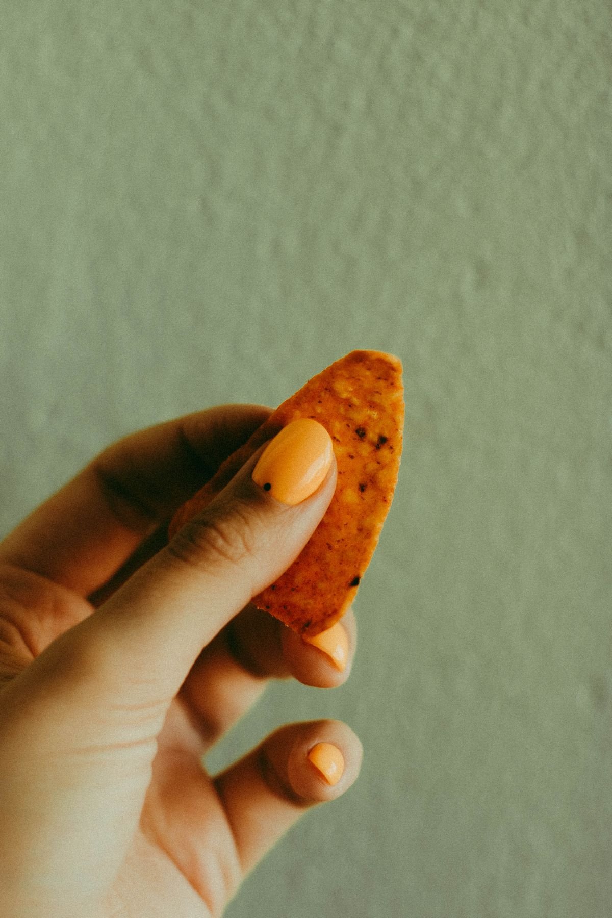 Blood Orange Matte Nails