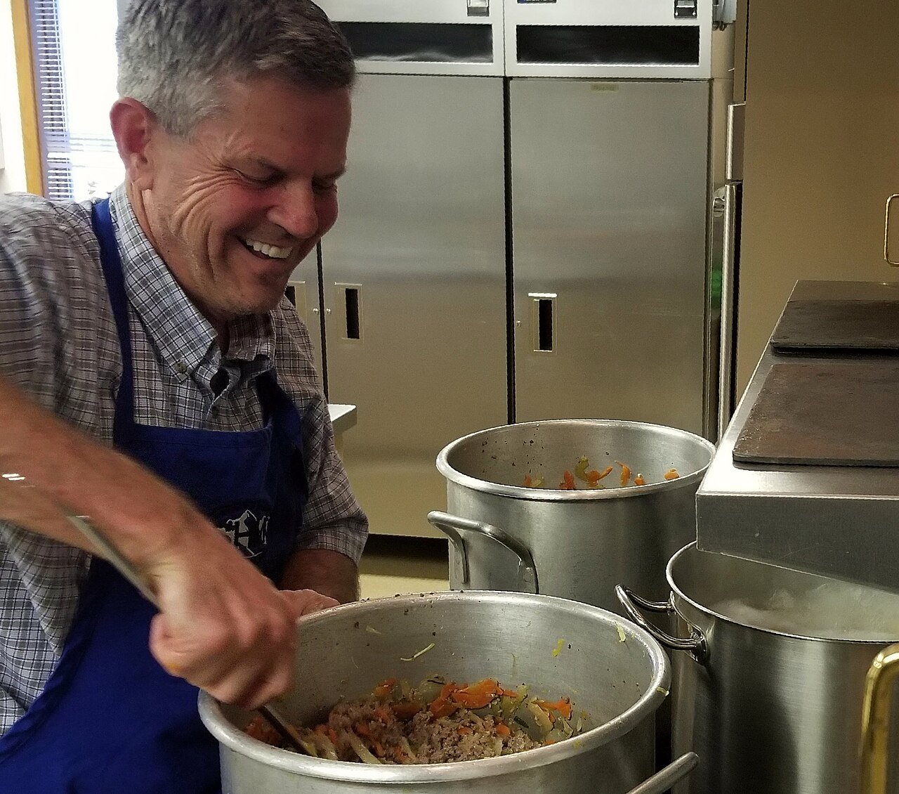 Instant Pot shepherd's pie soup cooking under pressure