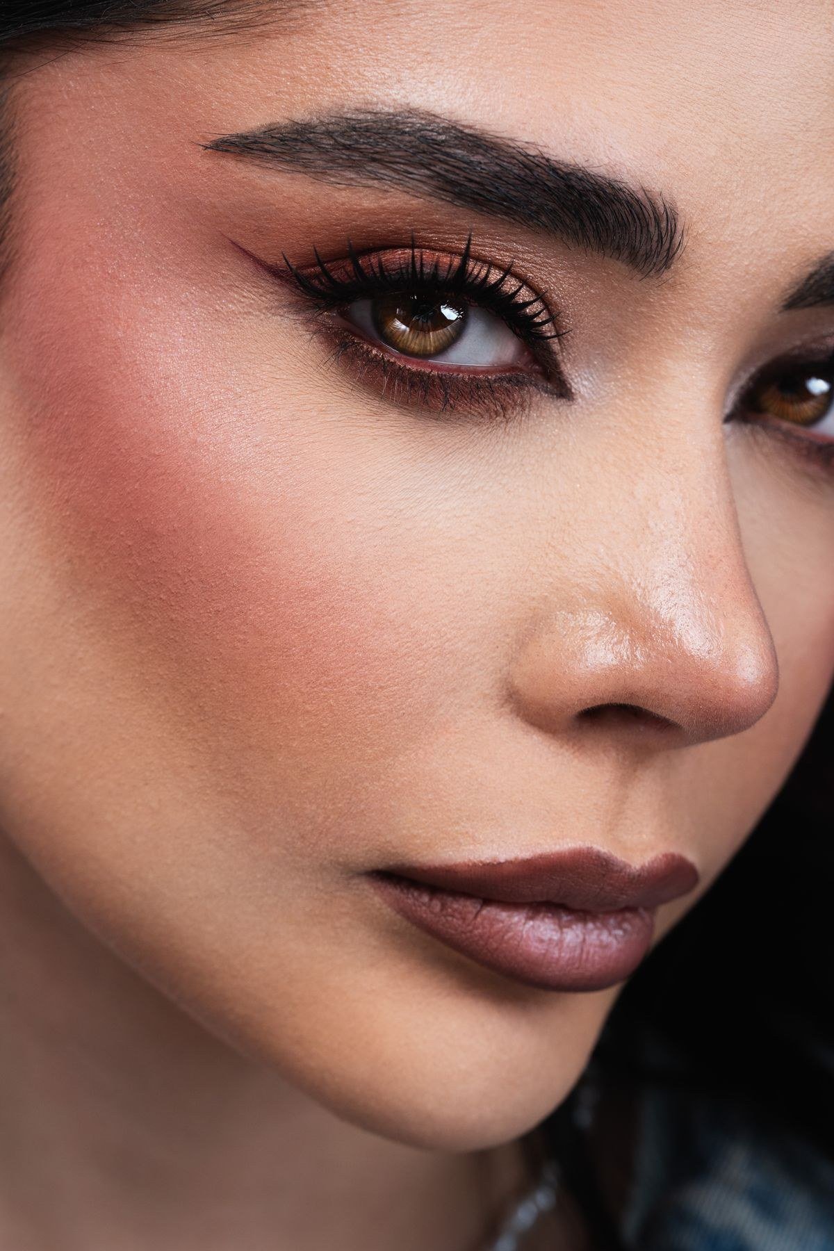 Cream powder and liquid peach blush formulas