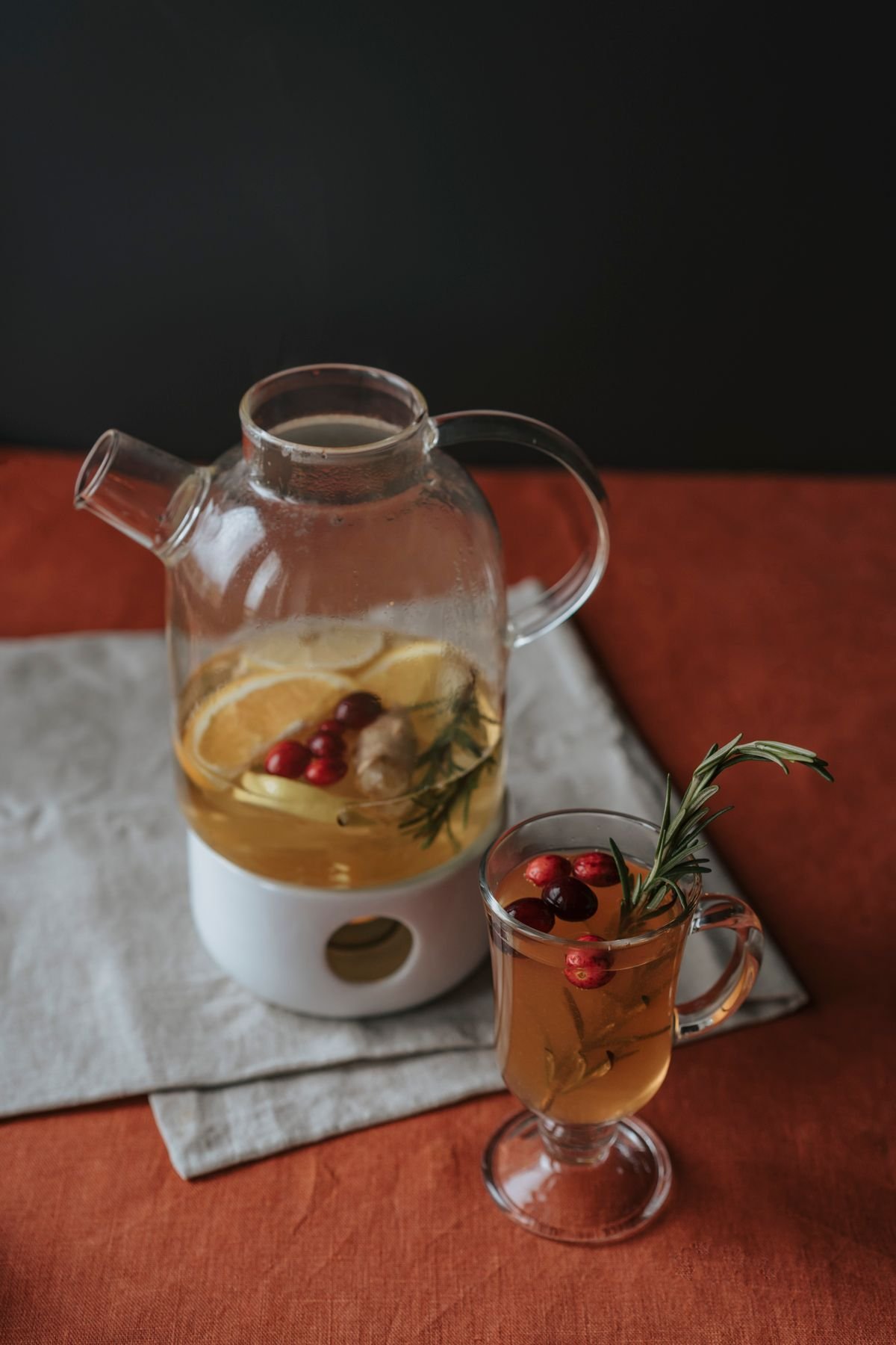 Storing leftover Thanksgiving punch in sealed pitchers in refrigerator