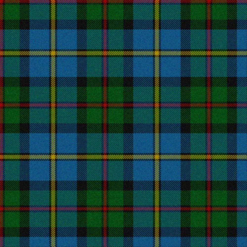 Tartan christmas decor ideas with minimalist neutral tartan accents in a modern living room