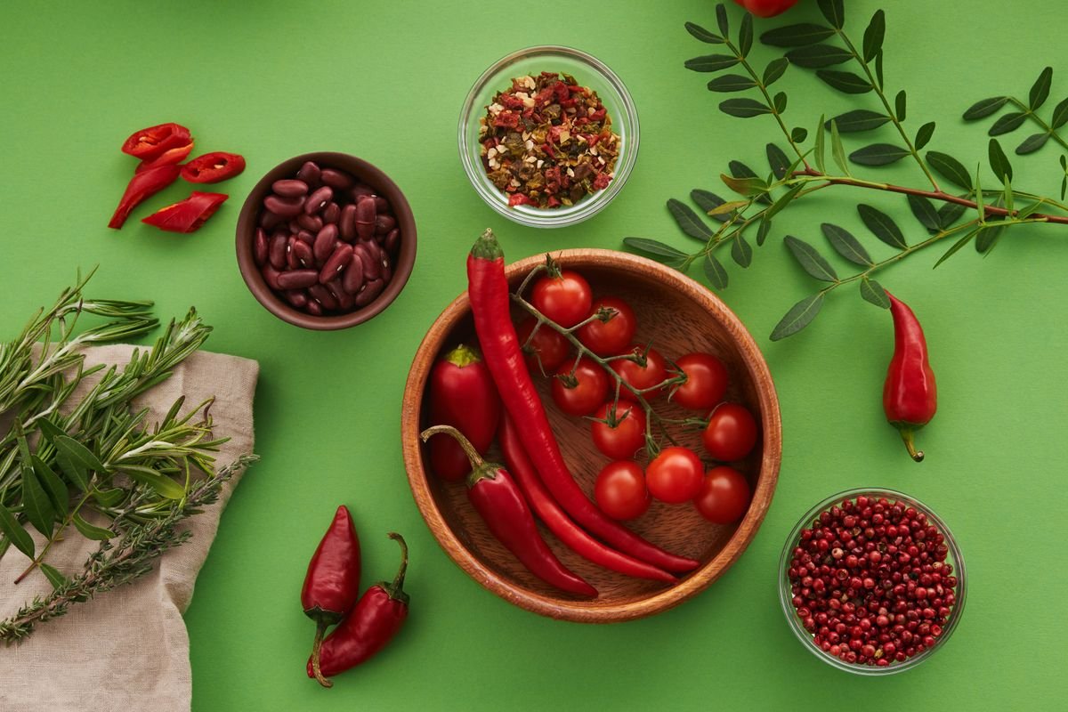 Bowl of chili con carne for loading into baked potatoes