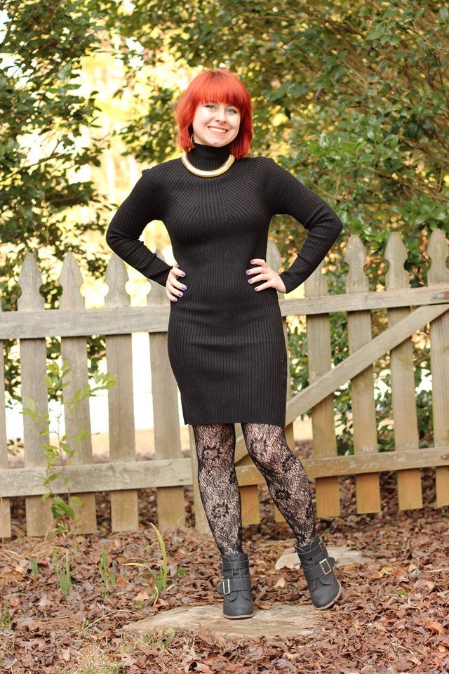 funnel neck outfit ideas — Funnel Neck Dresses
