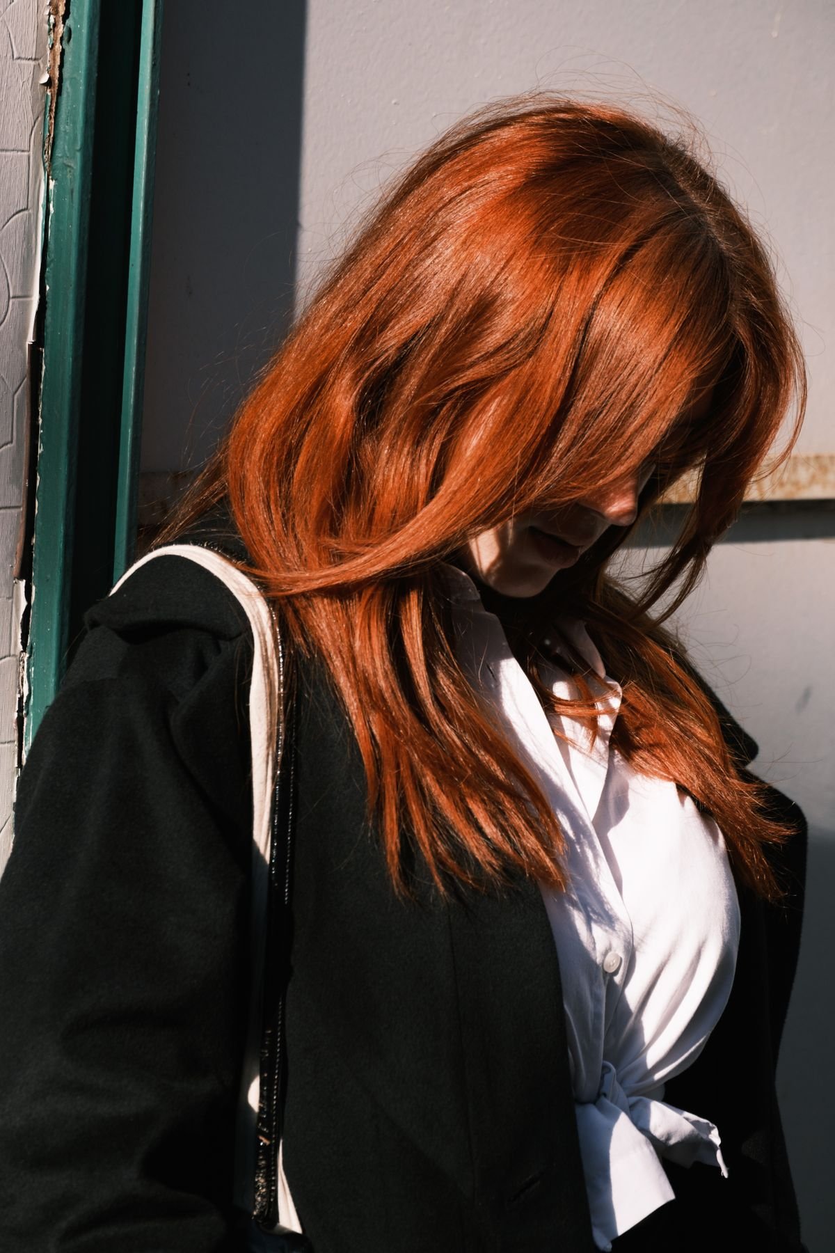 rich copper inspiration: styling it straight and sleek