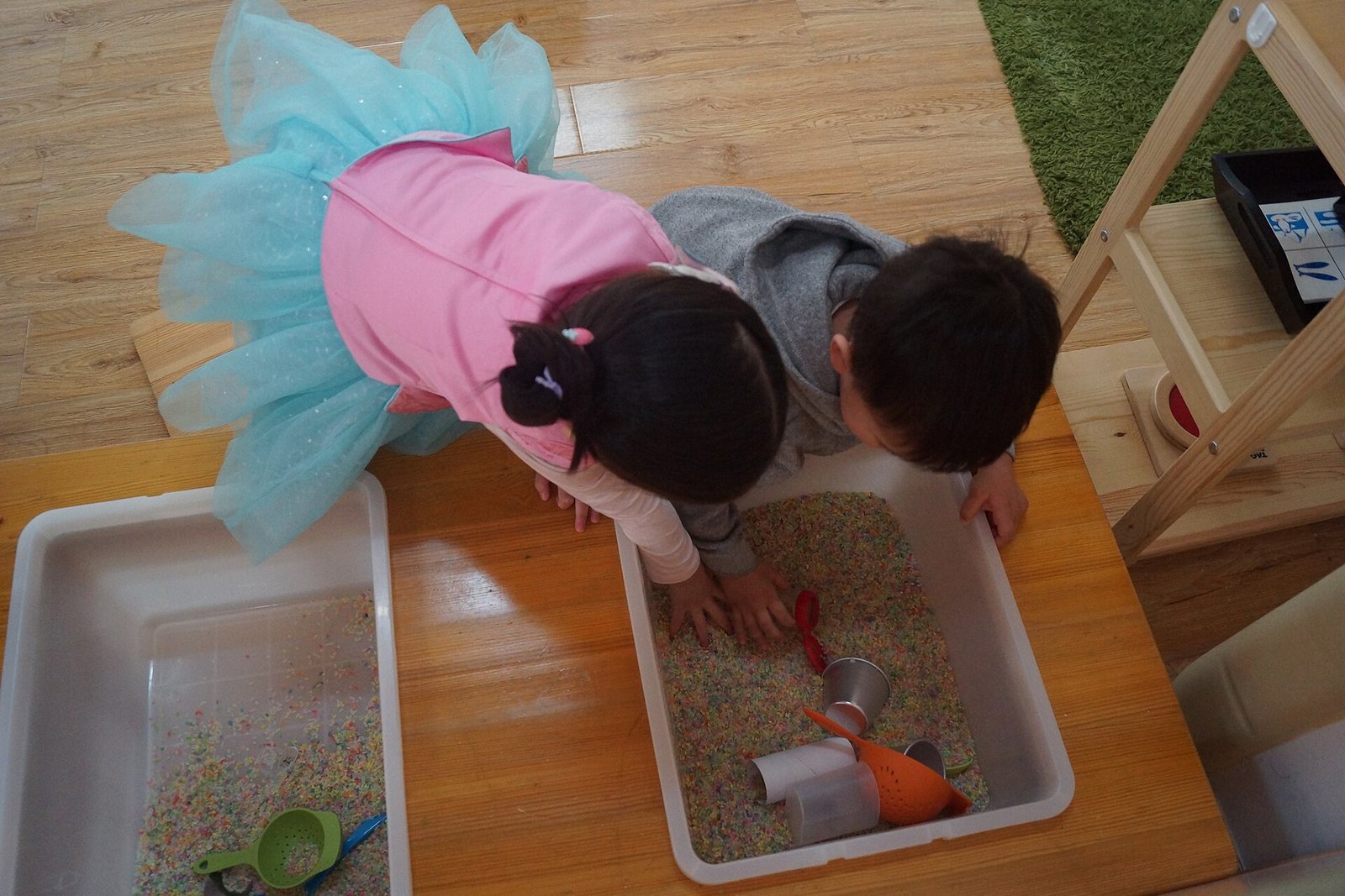 halloween sensory bin ideas — 9. Fall Harvest Sensory Bin