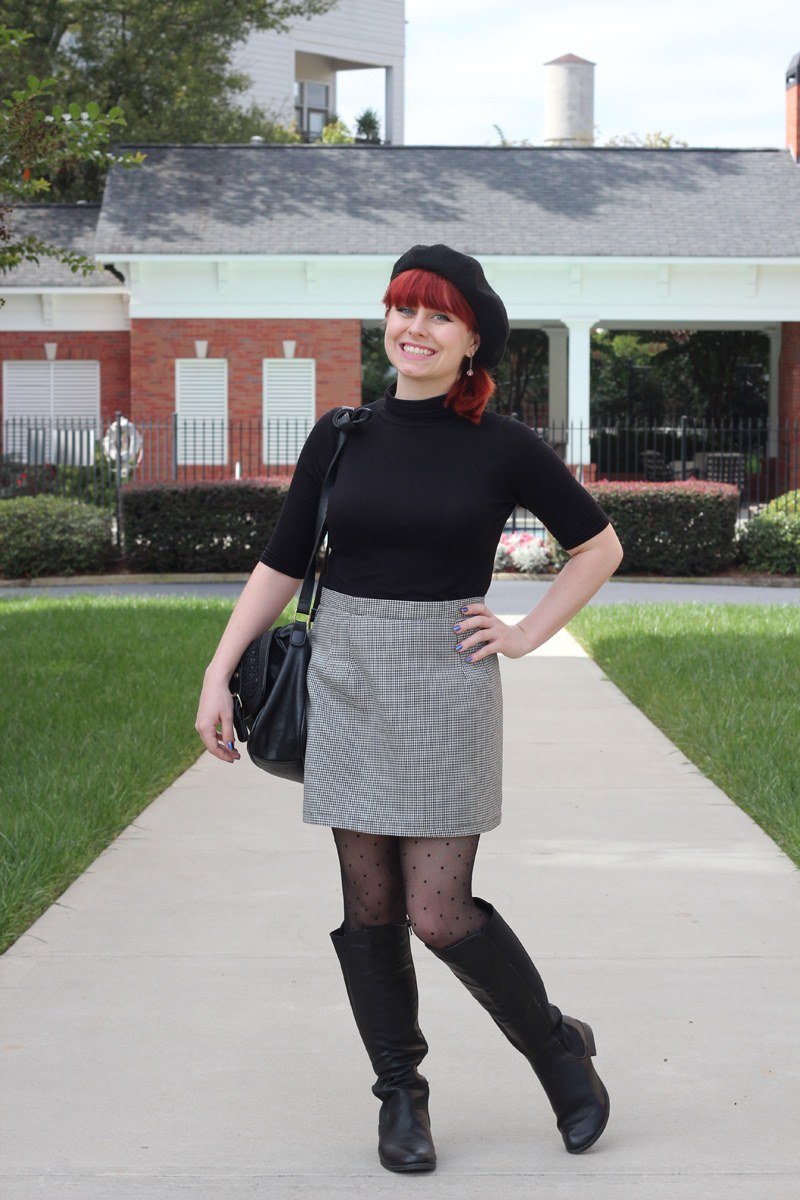 funnel neck outfit ideas — Caring for Your Knits