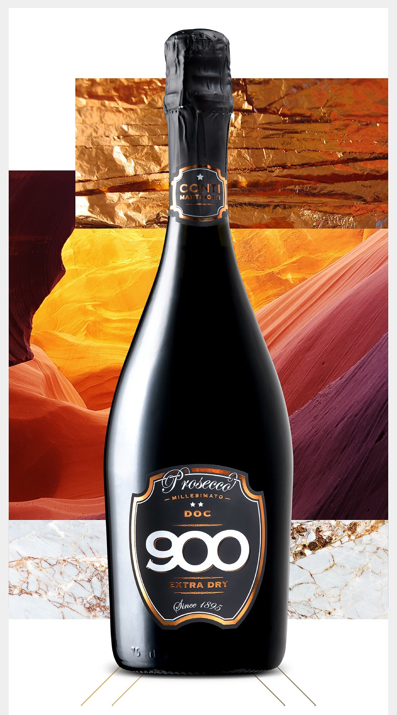 Prosecco chilling for a crowd-size Hugo punch