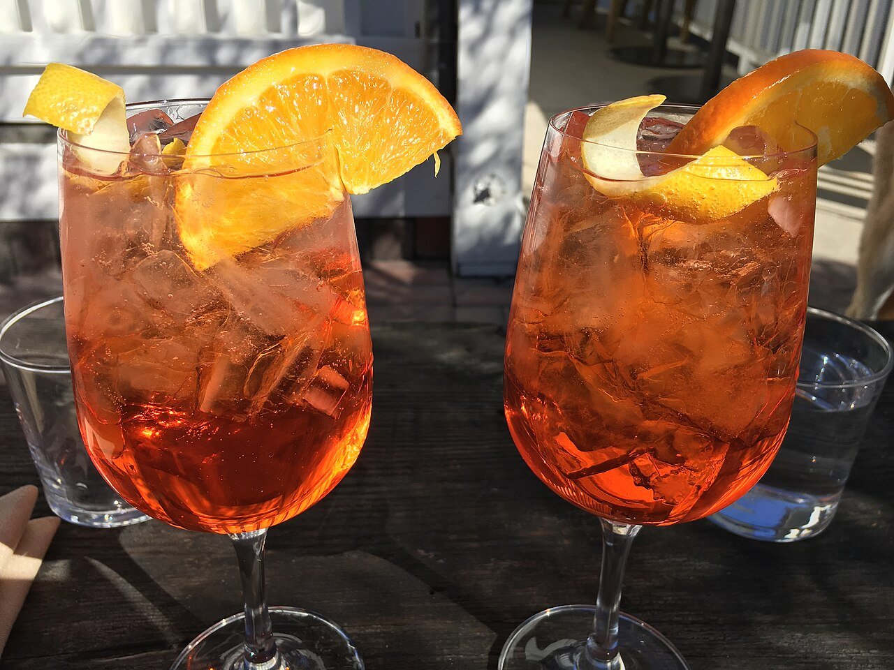 A lighter, drier spritz serve