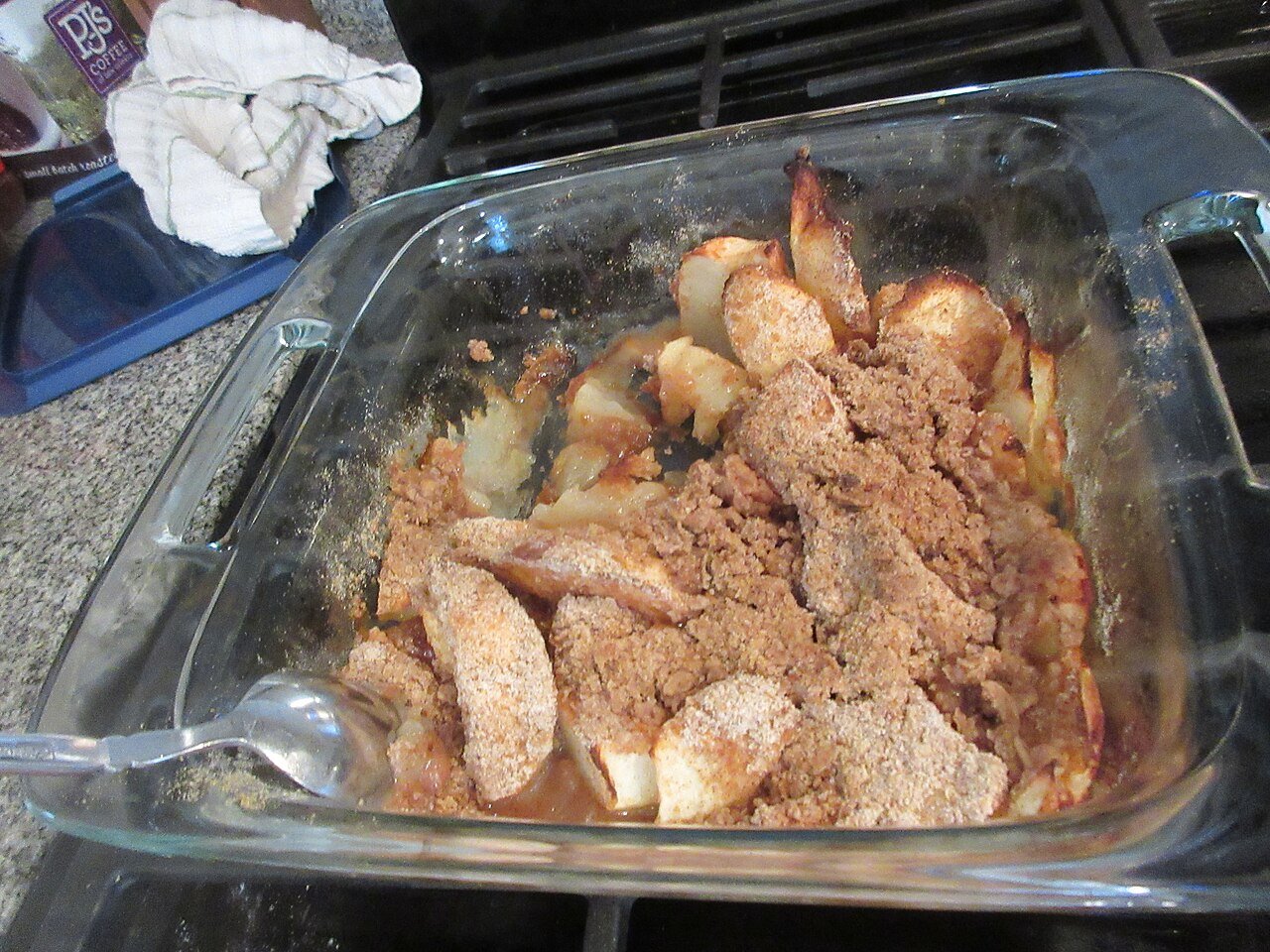 Bubbling juices and a deep-golden top mean the crisp is done