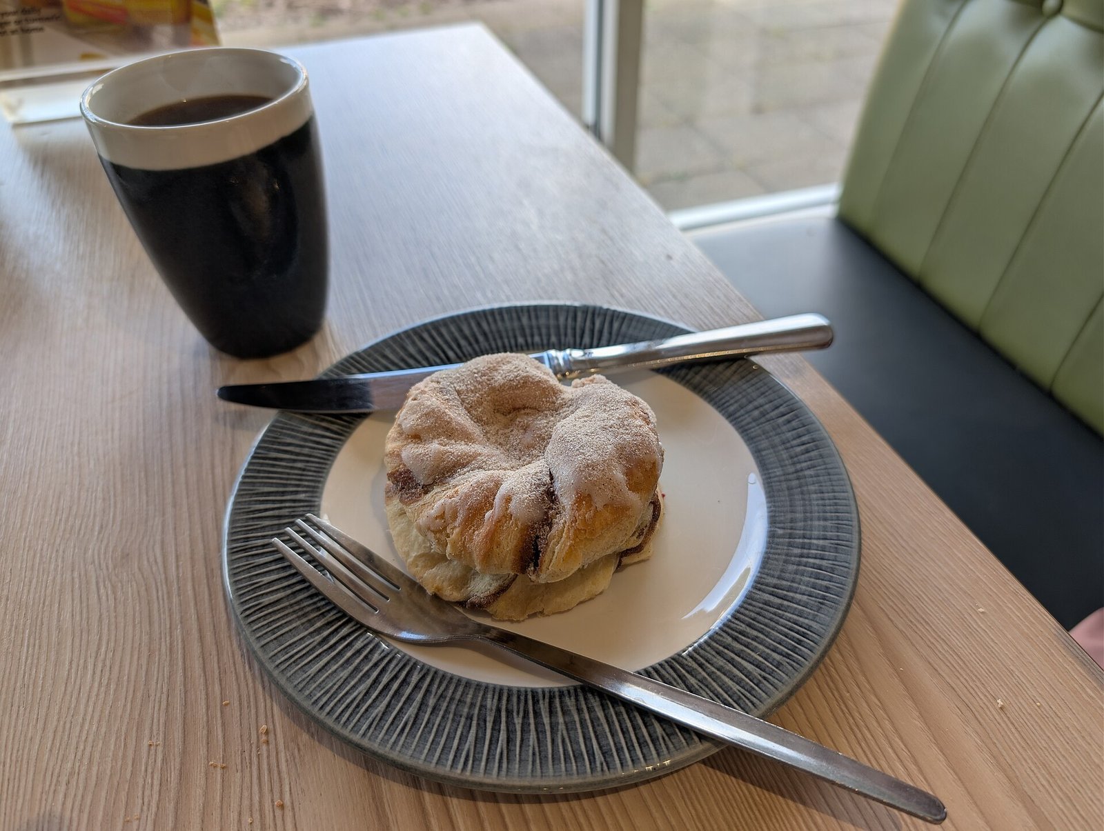 Overnight cinnamon rolls proofing in the fridge ready for morning baking