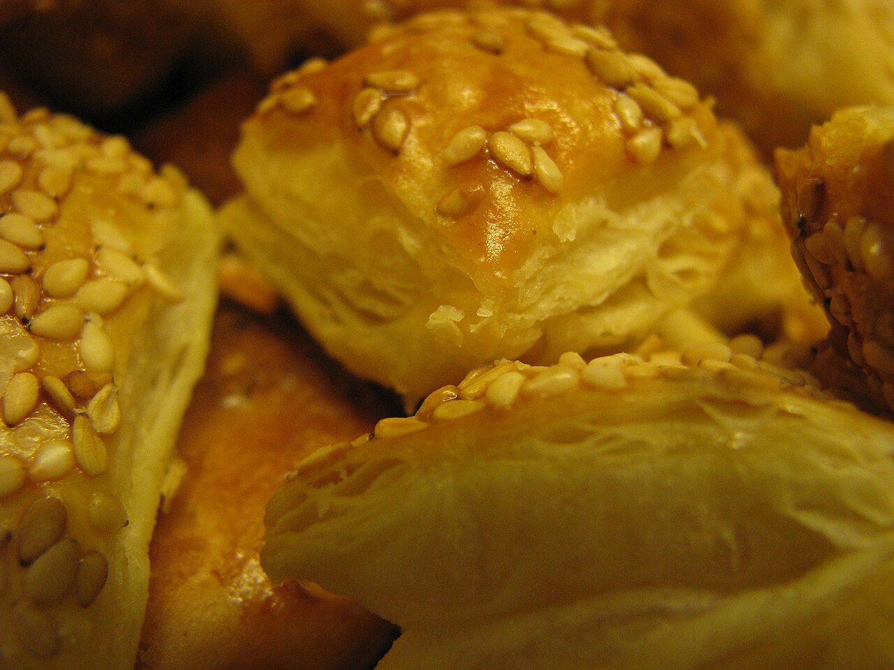 Puff pastry sheets, thawed and ready to cut