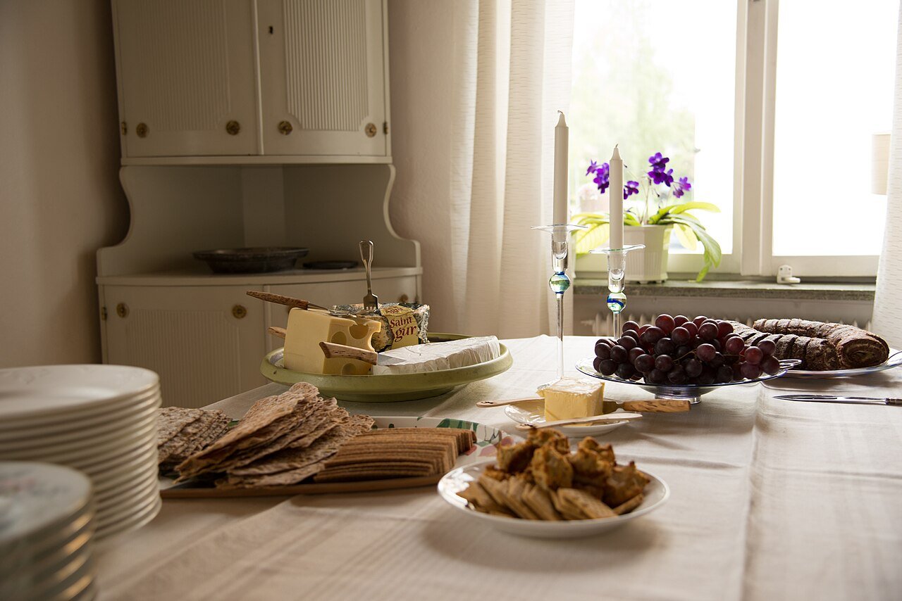 An elegant spread of party appetizers