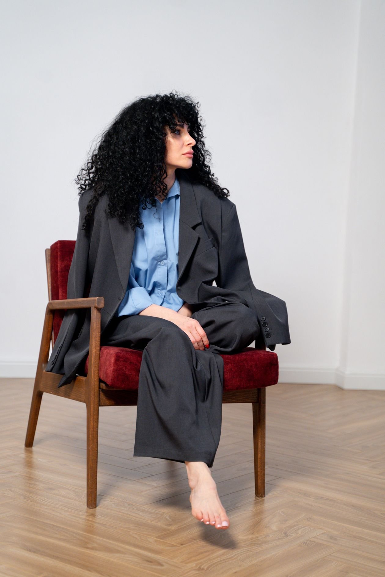 Oversized Pinstripe Suit example for Oversized suits ideas
