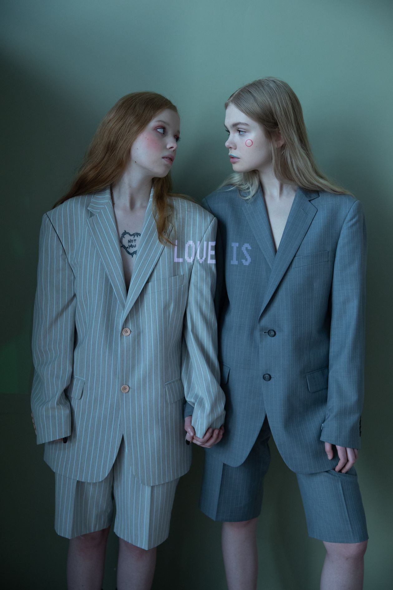 Monochrome Oversized Suit Styling example for Oversized suits ideas